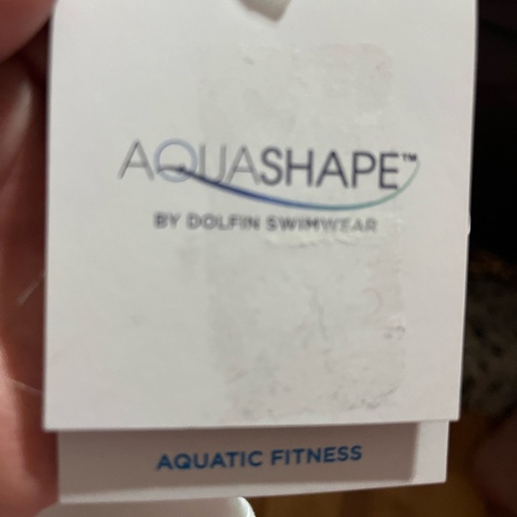 NWT size 20 Dolfin Aquashape Women's Color Block Bathing Suit - Picture 4 of 8